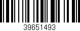 Código de barras (EAN, GTIN, SKU, ISBN): '39651493'