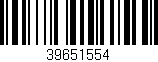 Código de barras (EAN, GTIN, SKU, ISBN): '39651554'