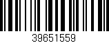 Código de barras (EAN, GTIN, SKU, ISBN): '39651559'