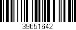 Código de barras (EAN, GTIN, SKU, ISBN): '39651642'