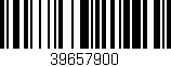 Código de barras (EAN, GTIN, SKU, ISBN): '39657900'