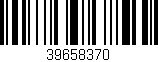 Código de barras (EAN, GTIN, SKU, ISBN): '39658370'