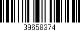 Código de barras (EAN, GTIN, SKU, ISBN): '39658374'