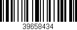 Código de barras (EAN, GTIN, SKU, ISBN): '39658434'