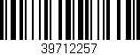 Código de barras (EAN, GTIN, SKU, ISBN): '39712257'