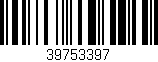 Código de barras (EAN, GTIN, SKU, ISBN): '39753397'