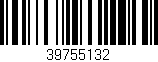 Código de barras (EAN, GTIN, SKU, ISBN): '39755132'