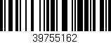 Código de barras (EAN, GTIN, SKU, ISBN): '39755162'
