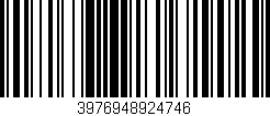 Código de barras (EAN, GTIN, SKU, ISBN): '3976948924746'