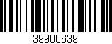 Código de barras (EAN, GTIN, SKU, ISBN): '39900639'