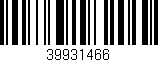 Código de barras (EAN, GTIN, SKU, ISBN): '39931466'