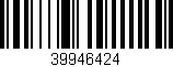 Código de barras (EAN, GTIN, SKU, ISBN): '39946424'