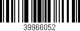 Código de barras (EAN, GTIN, SKU, ISBN): '39966052'