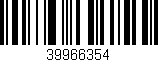 Código de barras (EAN, GTIN, SKU, ISBN): '39966354'