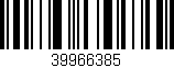Código de barras (EAN, GTIN, SKU, ISBN): '39966385'