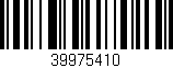 Código de barras (EAN, GTIN, SKU, ISBN): '39975410'
