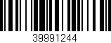 Código de barras (EAN, GTIN, SKU, ISBN): '39991244'