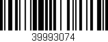 Código de barras (EAN, GTIN, SKU, ISBN): '39993074'