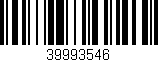 Código de barras (EAN, GTIN, SKU, ISBN): '39993546'