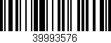 Código de barras (EAN, GTIN, SKU, ISBN): '39993576'
