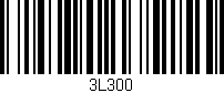 Código de barras (EAN, GTIN, SKU, ISBN): '3L300'