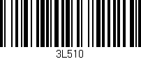 Código de barras (EAN, GTIN, SKU, ISBN): '3L510'