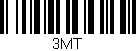 Código de barras (EAN, GTIN, SKU, ISBN): '3MT'