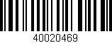Código de barras (EAN, GTIN, SKU, ISBN): '40020469'
