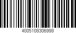 Código de barras (EAN, GTIN, SKU, ISBN): '4005108306999'