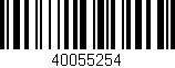 Código de barras (EAN, GTIN, SKU, ISBN): '40055254'