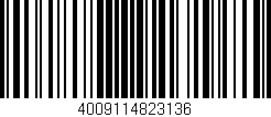 Código de barras (EAN, GTIN, SKU, ISBN): '4009114823136'