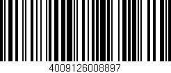 Código de barras (EAN, GTIN, SKU, ISBN): '4009126008897'