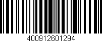 Código de barras (EAN, GTIN, SKU, ISBN): '400912601294'