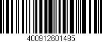 Código de barras (EAN, GTIN, SKU, ISBN): '400912601485'