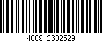 Código de barras (EAN, GTIN, SKU, ISBN): '400912602529'