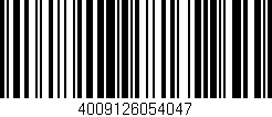 Código de barras (EAN, GTIN, SKU, ISBN): '4009126054047'