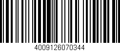 Código de barras (EAN, GTIN, SKU, ISBN): '4009126070344'