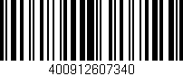 Código de barras (EAN, GTIN, SKU, ISBN): '400912607340'