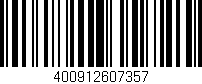 Código de barras (EAN, GTIN, SKU, ISBN): '400912607357'
