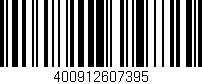 Código de barras (EAN, GTIN, SKU, ISBN): '400912607395'