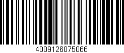 Código de barras (EAN, GTIN, SKU, ISBN): '4009126075066'