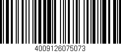 Código de barras (EAN, GTIN, SKU, ISBN): '4009126075073'