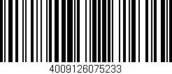 Código de barras (EAN, GTIN, SKU, ISBN): '4009126075233'