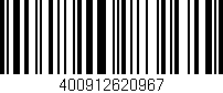 Código de barras (EAN, GTIN, SKU, ISBN): '400912620967'