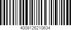 Código de barras (EAN, GTIN, SKU, ISBN): '4009126210634'