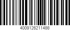Código de barras (EAN, GTIN, SKU, ISBN): '4009126211488'