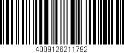 Código de barras (EAN, GTIN, SKU, ISBN): '4009126211792'