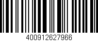 Código de barras (EAN, GTIN, SKU, ISBN): '400912627966'