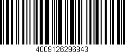 Código de barras (EAN, GTIN, SKU, ISBN): '4009126296843'