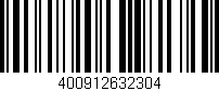Código de barras (EAN, GTIN, SKU, ISBN): '400912632304'
